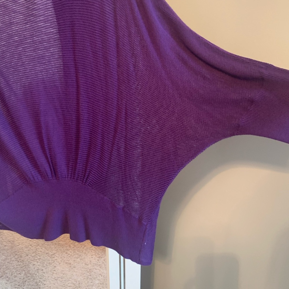 Plum Cocoon Cardigan- Express Sz L. Great Condition! - Picture 2 of 8